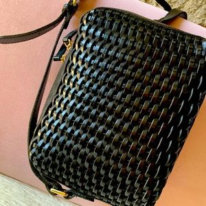 Black & Other Stories braided leather woven bag